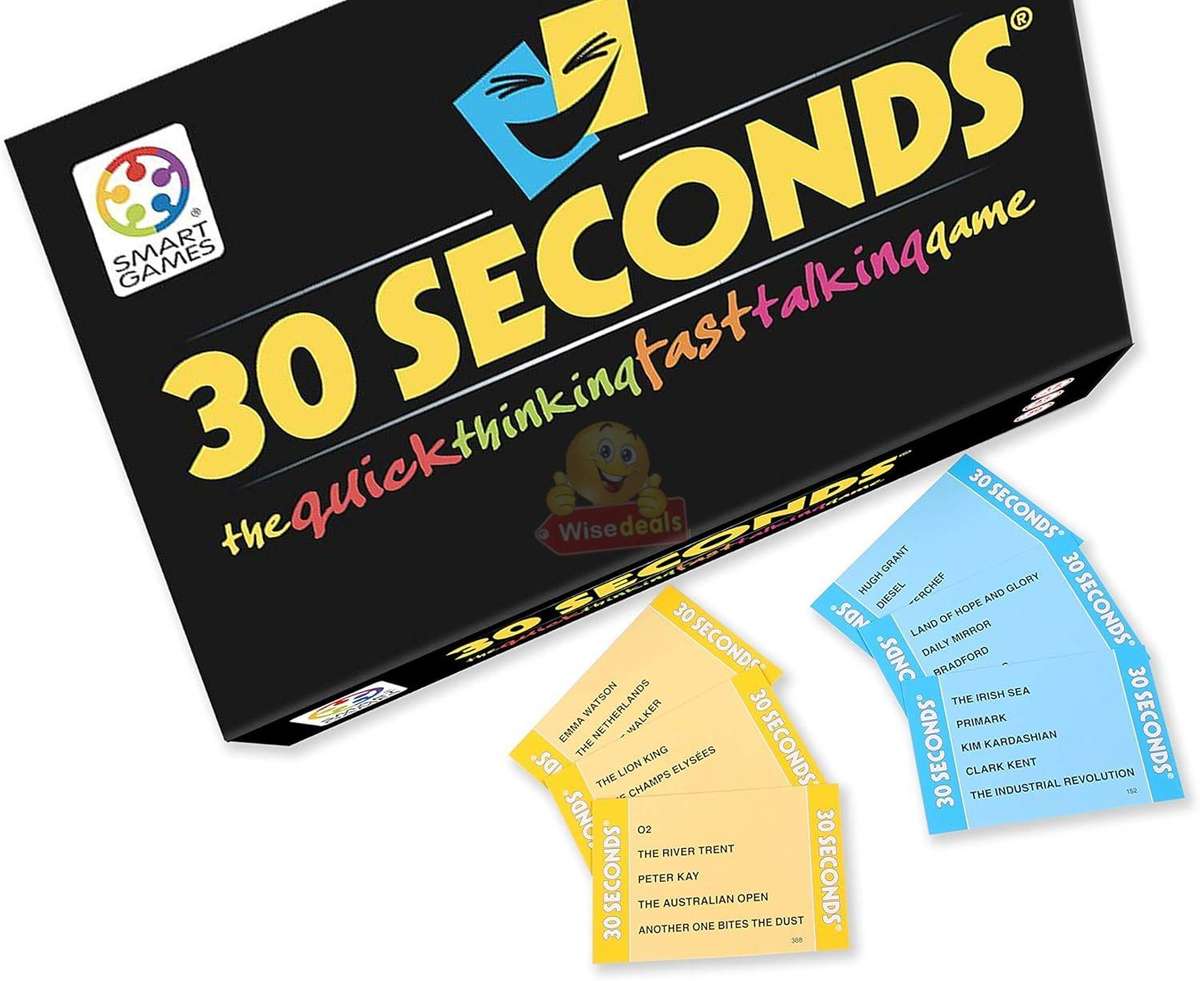 30 Seconds Board Game for Lots of Family Fun