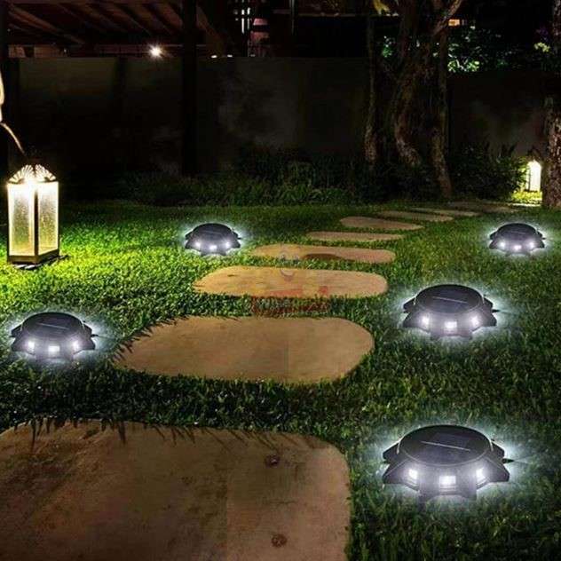 Waterproof LED Rechargeable Solar Ground and Wall light