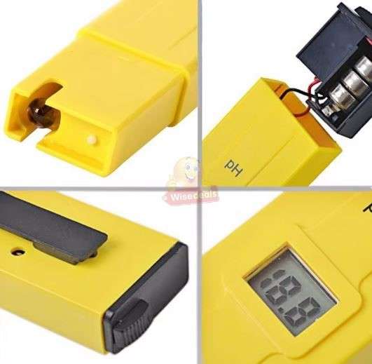 Portable Digital PH Tester with Screen calibration Screwdriver and carry case