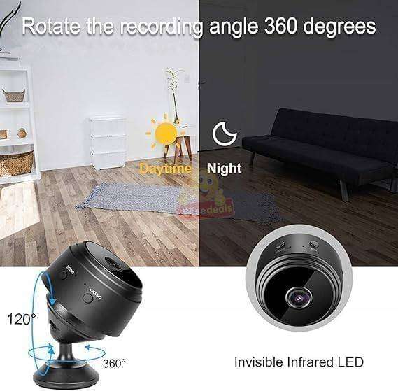 Mini HD Magnetic WIFI Indoor IP Web Monitor Camera