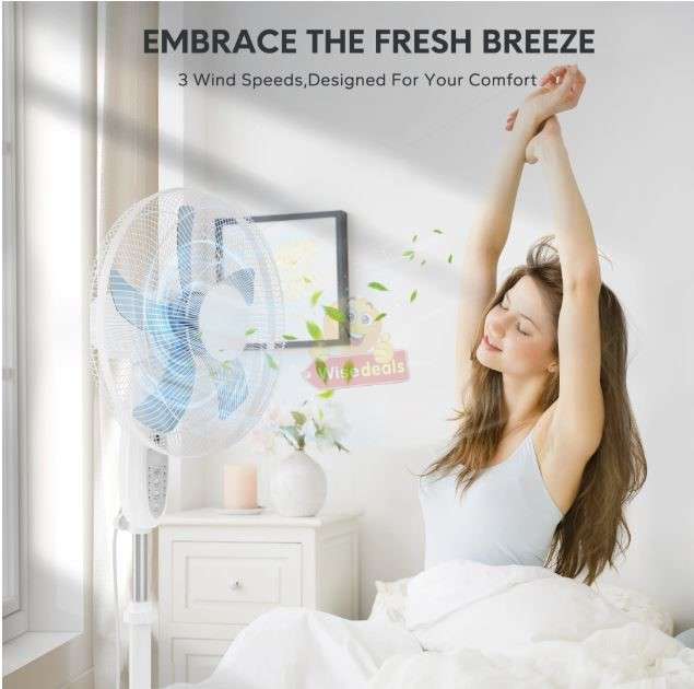 18-inch high-power floor fan