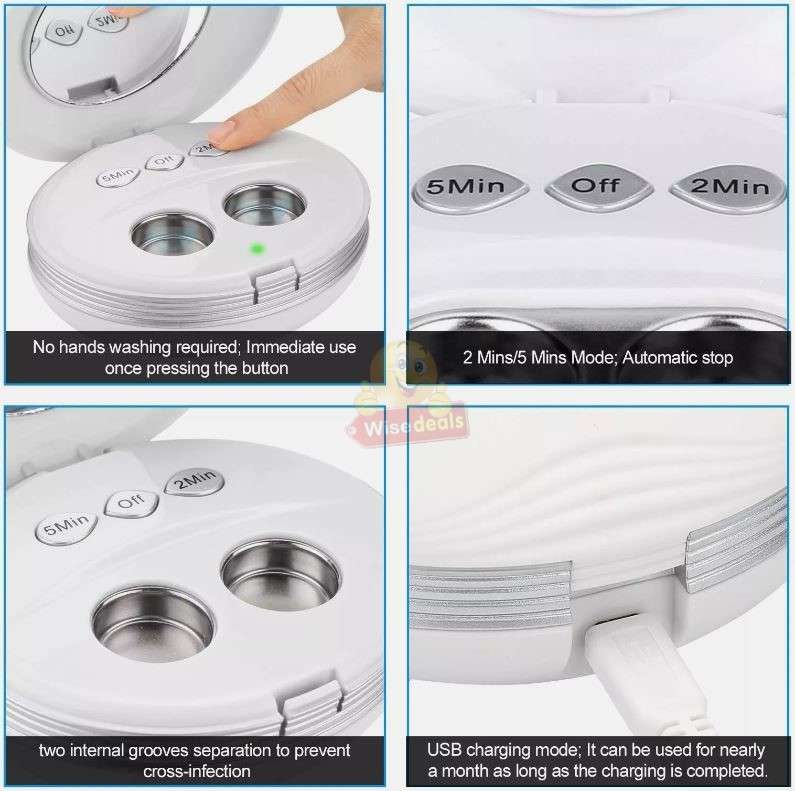 High-Frequency Ultrasonic Contact Lens Cleaner