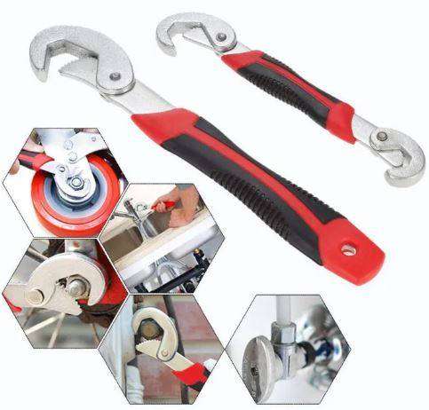 2 Piece Snap n Grip Adjustable Universal Wrench