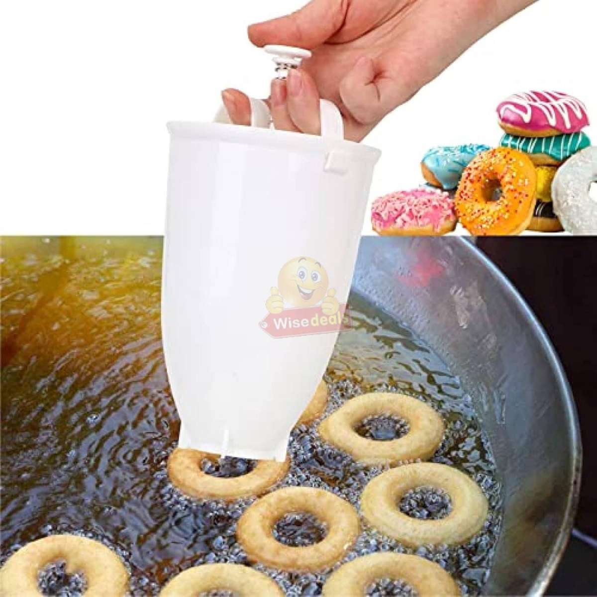 One Hand Donut Maker Dispenser