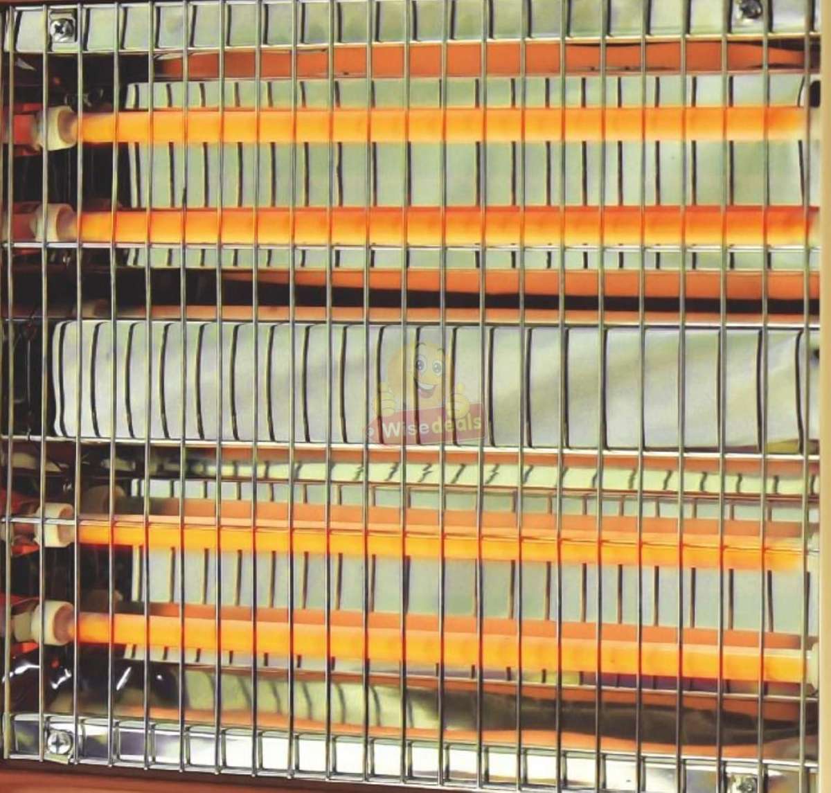 4 Tube Quartz Halogen Electric Heater with 2 Heating Modes