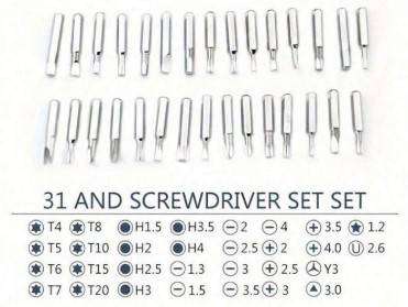32 in 1 Magnetic Screwdriver Set