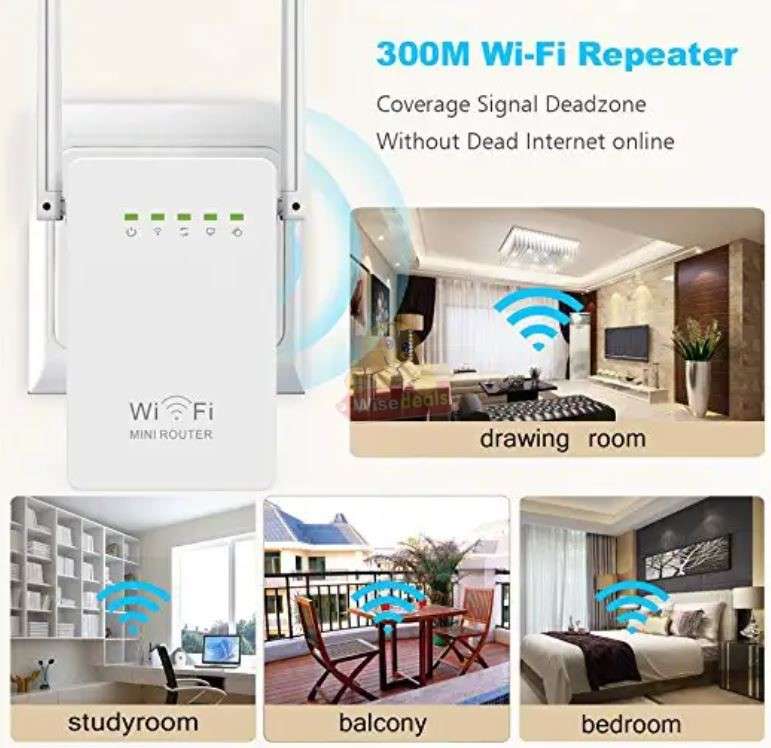 WIFI Extender and Mini Router to extend WIFI signal