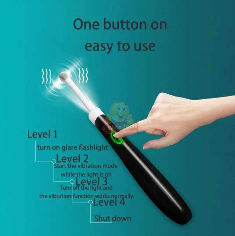High-Speed Acoustic Vibration Electric Toothbrush and Grinding Heads