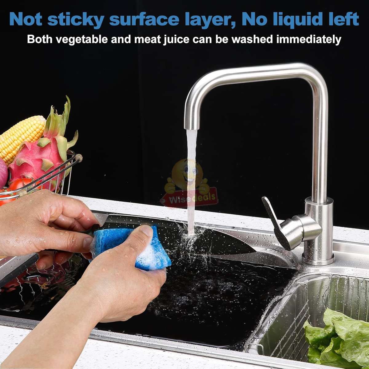 6 Piece Carbon Stainless Steel Knife Set, Perfect for slicing, Chopping, Carving...