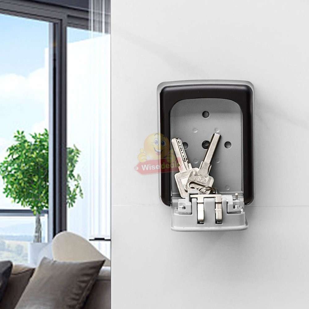 Outdoor wall mounted Key Safe with combination lock