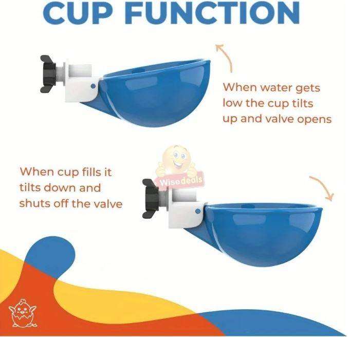 5 Piece Chicken Water Feeders with attachments