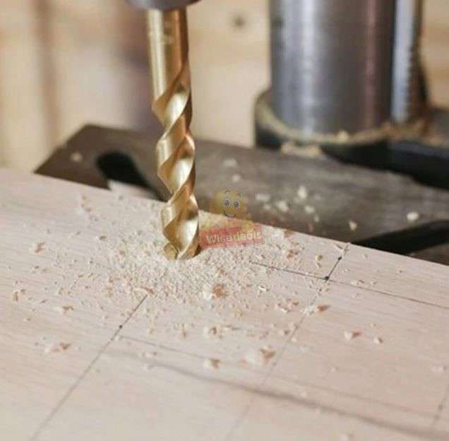 50 Piece Titanium Coated HSS Drill Bit Set