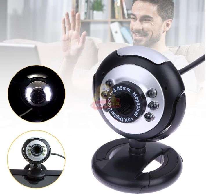 Mini USB Laptop Desktop HD Webcam with Microphone