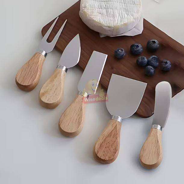 5 Piece Stainless Steel Cheese Set