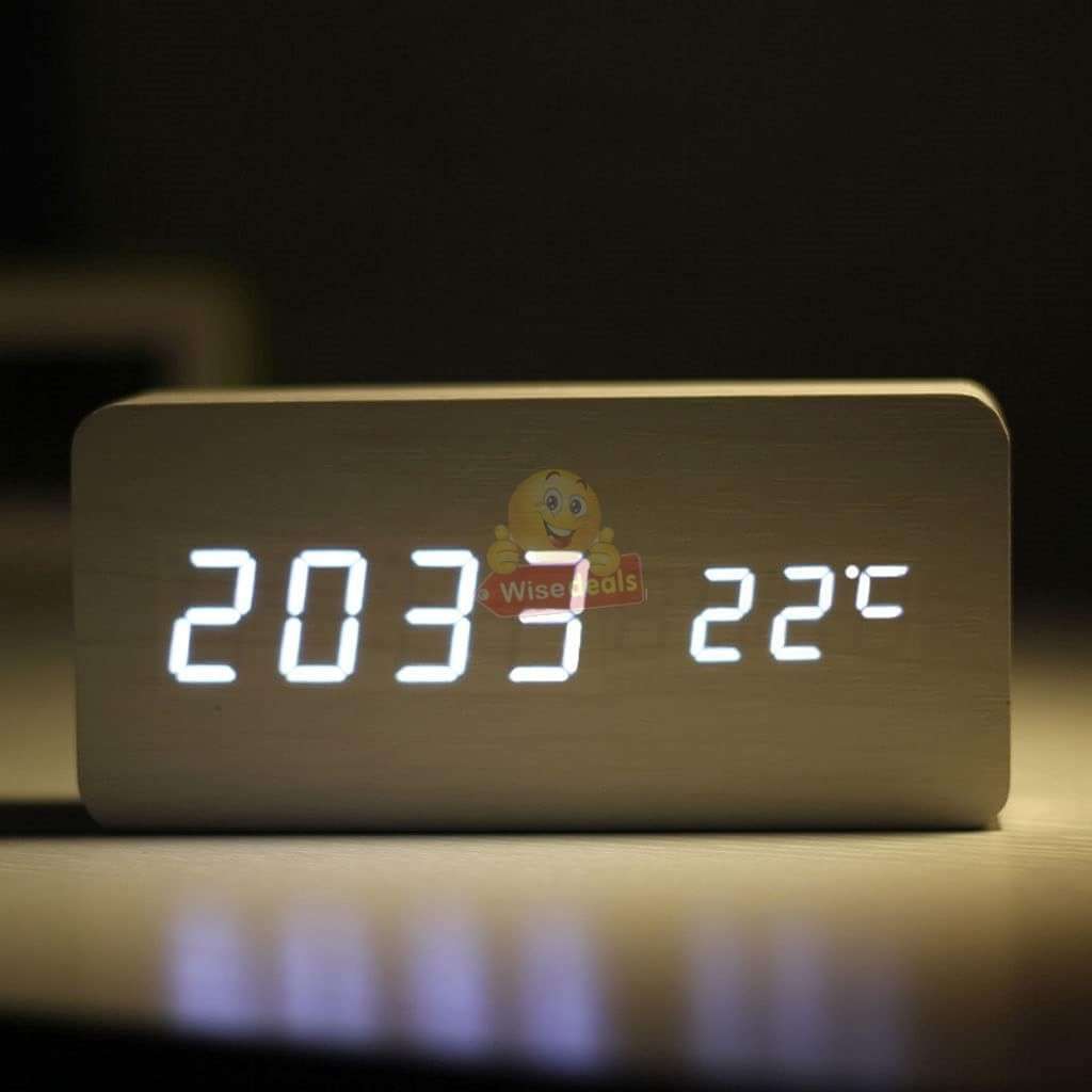 Digital LED Alarm Clock Timer Calendar Thermometer