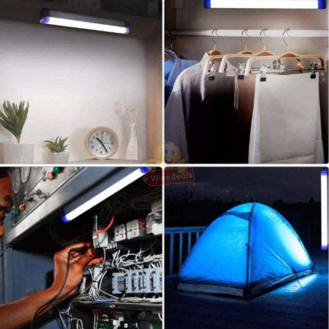 Rechargeable 3 Light Modes 120W Magnetic Long Tube Light