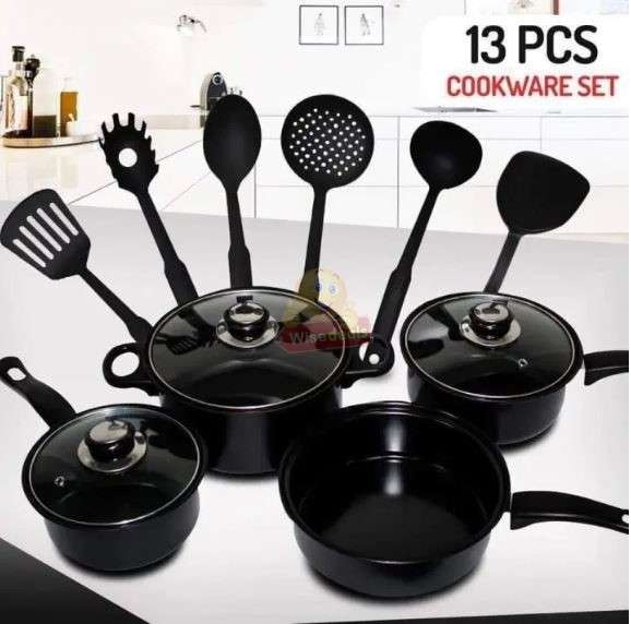 13 Piece Value Pack Cookware and Utensil Set