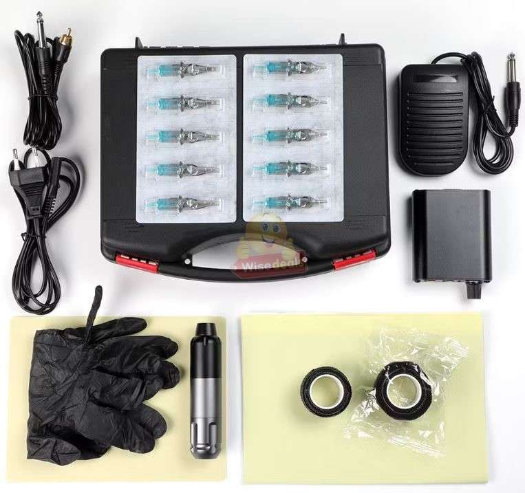 Tattoo Kit with Lots of Accessories in a Handy Carry Case