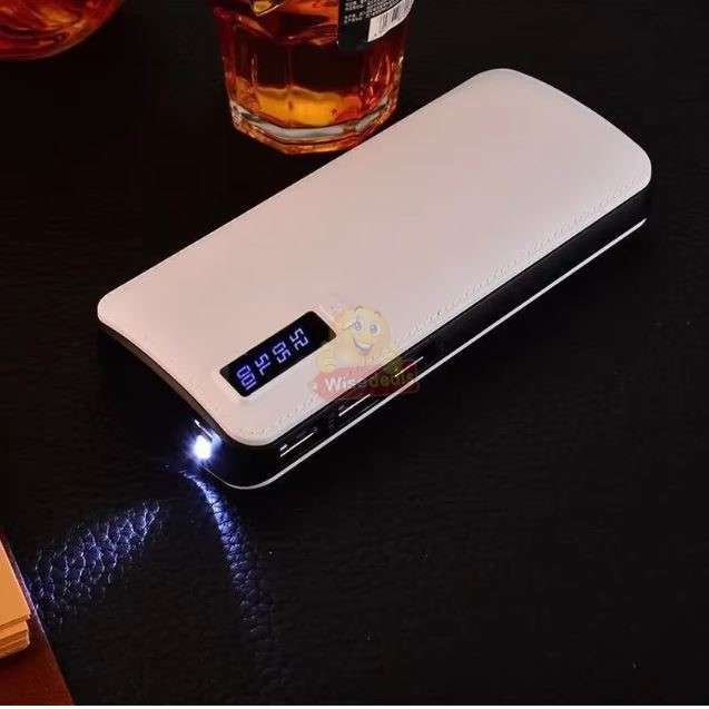 3 USB Backup Power Bank large capacity 20 000mAh with Flashlight charge 3 devices simultaneously