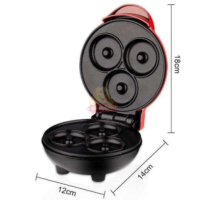 3 Minute Mini Donut Maker with Indicator Light