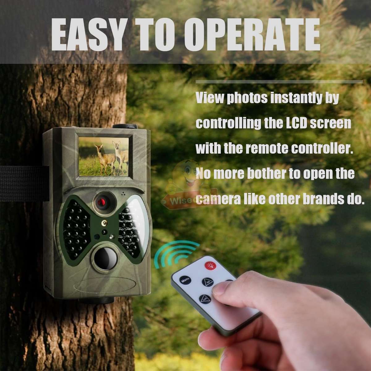 16MP Trial Camera with Remote Control and Accessories High-Quality Photos and Videos