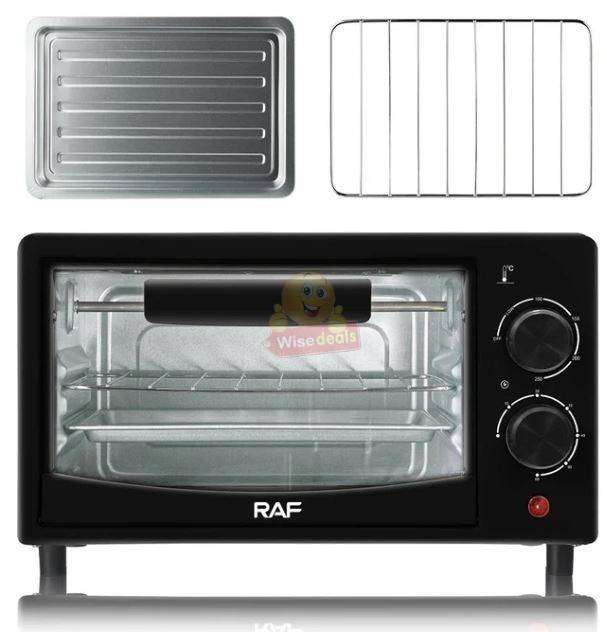 12L Electric Countertop Oven with Timer and Temperature Control 800W