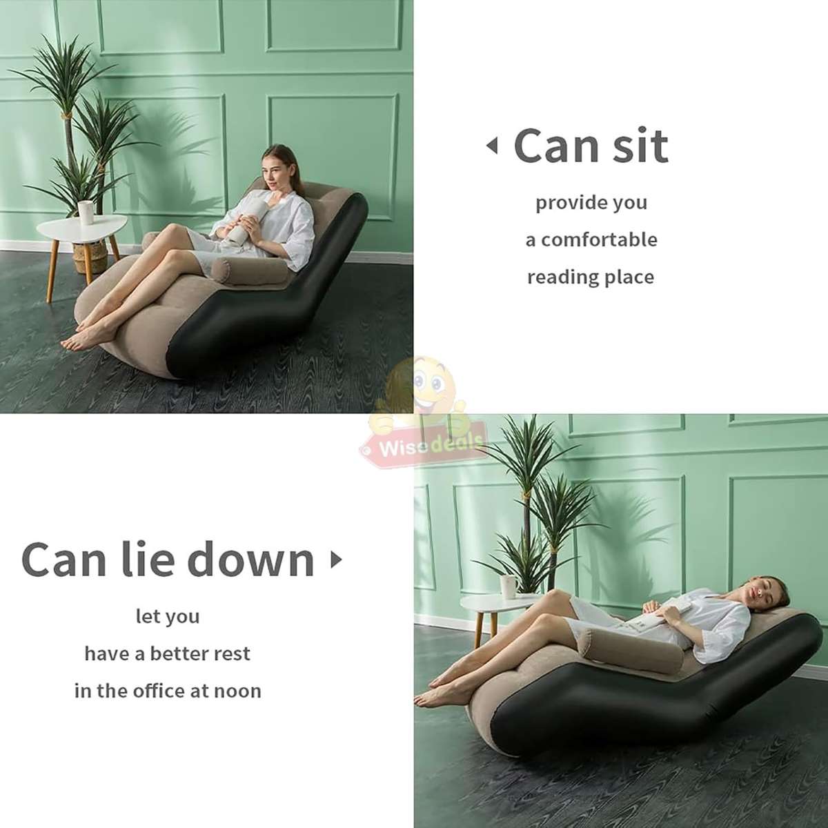 Very Comfortable and Large Inflatable Lazyboy Recliner Sofa