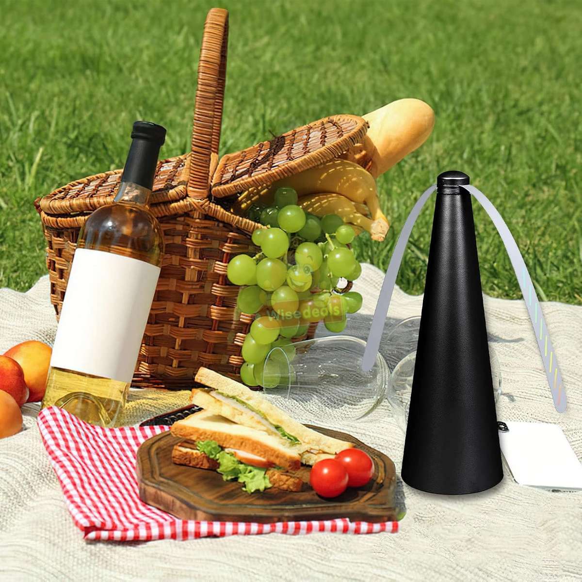 Insect Repeller Fan with 360° Rotation, Silent, Keep Insects away from Food and more - START R1 ONLY