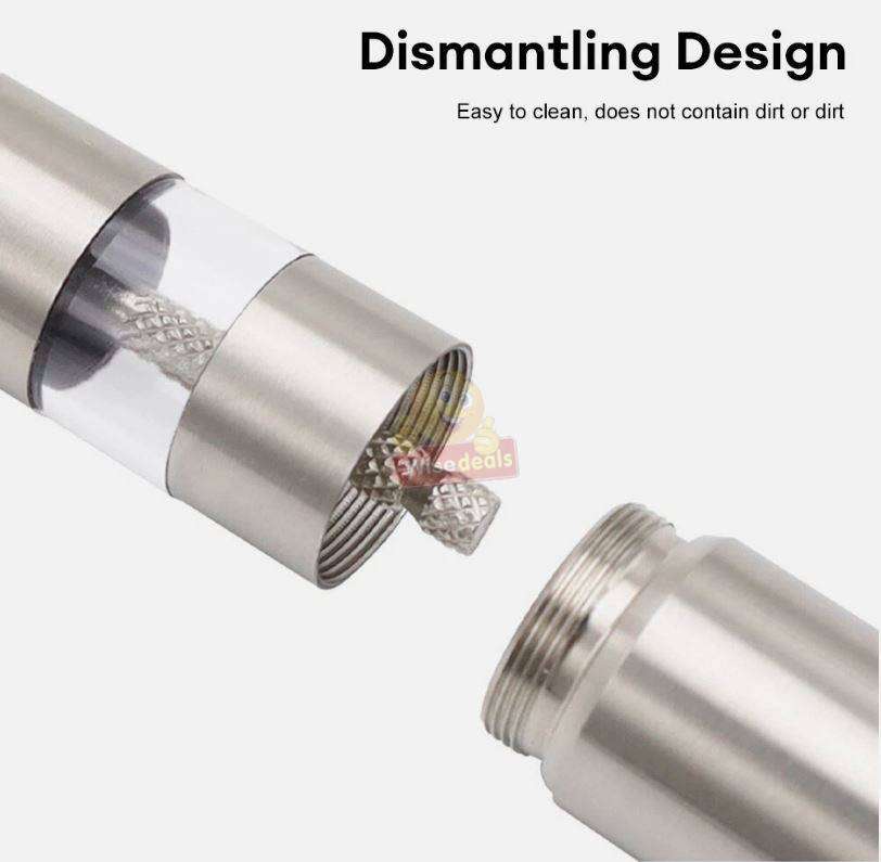 Stainless Steel Pressing Pepper Mill