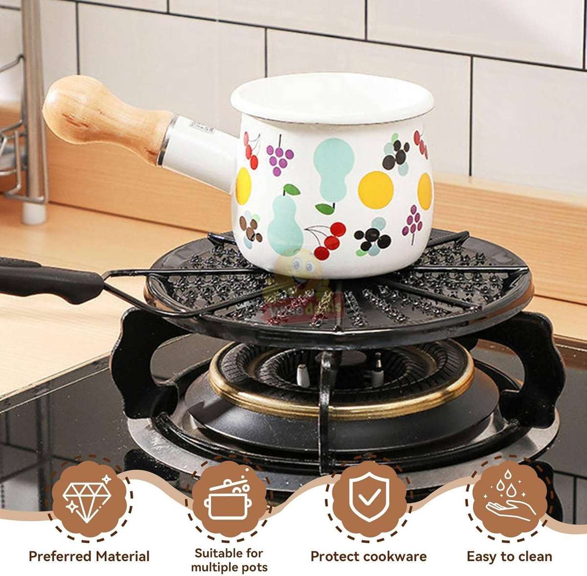 Stainless Steel Heat Diffuser Gas Stove Plate