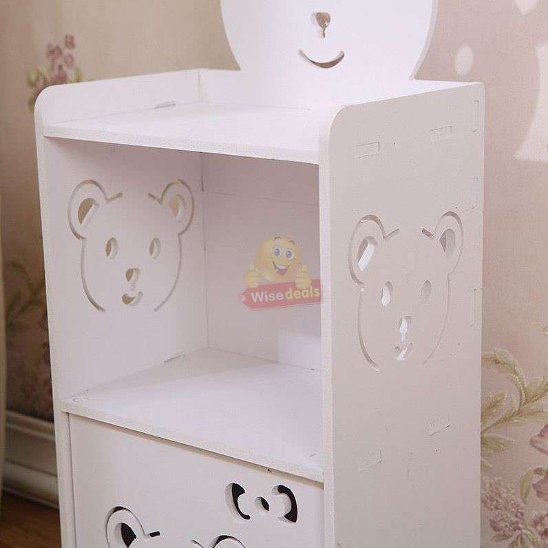 Mini Multi-Functional Bear Organiser Rack Bedside Table