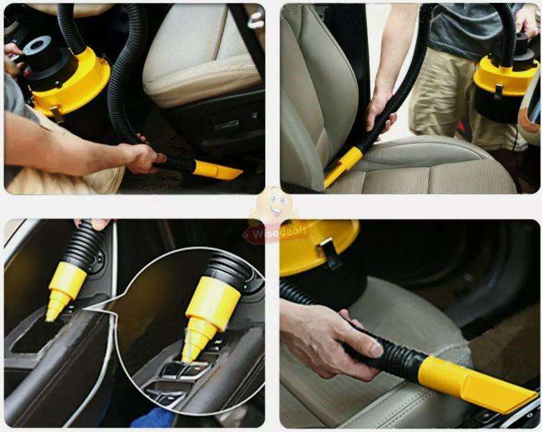 Large Tyre Inflator Plus Wet and Dry Vacuum Cleaner