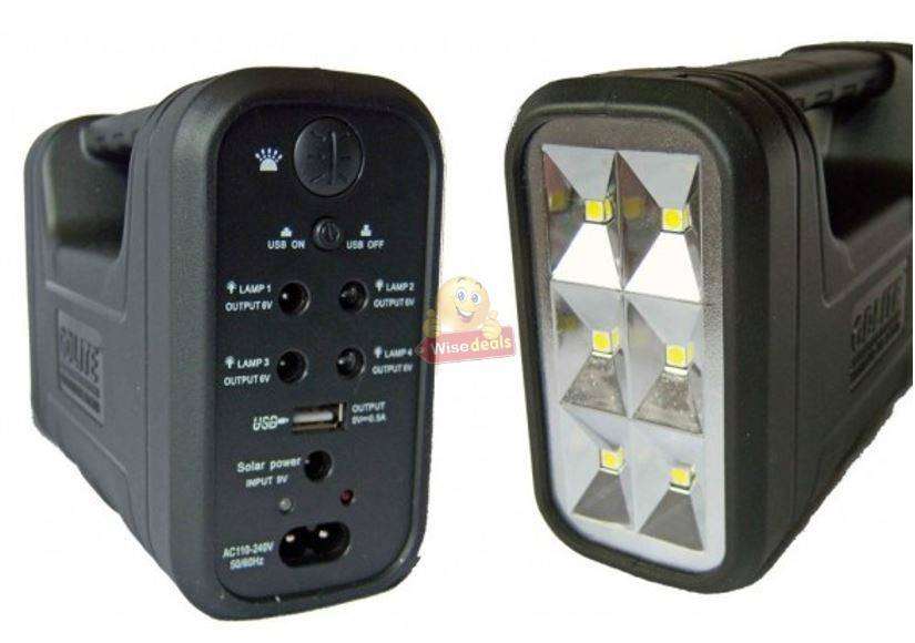Solar Home Light and Charging System
