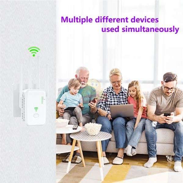 WiFi Extender, 4 Antennas for a Stronger Signal, Extend your WIFI signal up to 300m