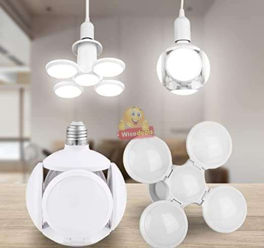 40W E27 Deformable LED Folding Football UFO Light