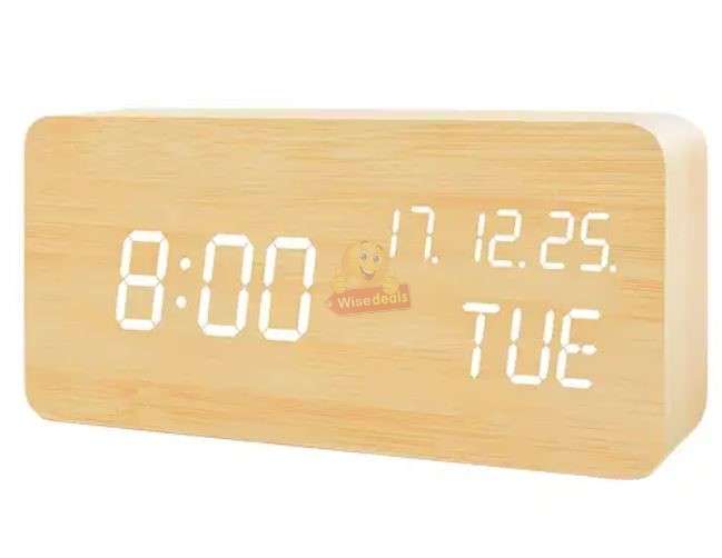 Digital LED Alarm Clock Timer Calendar Thermometer