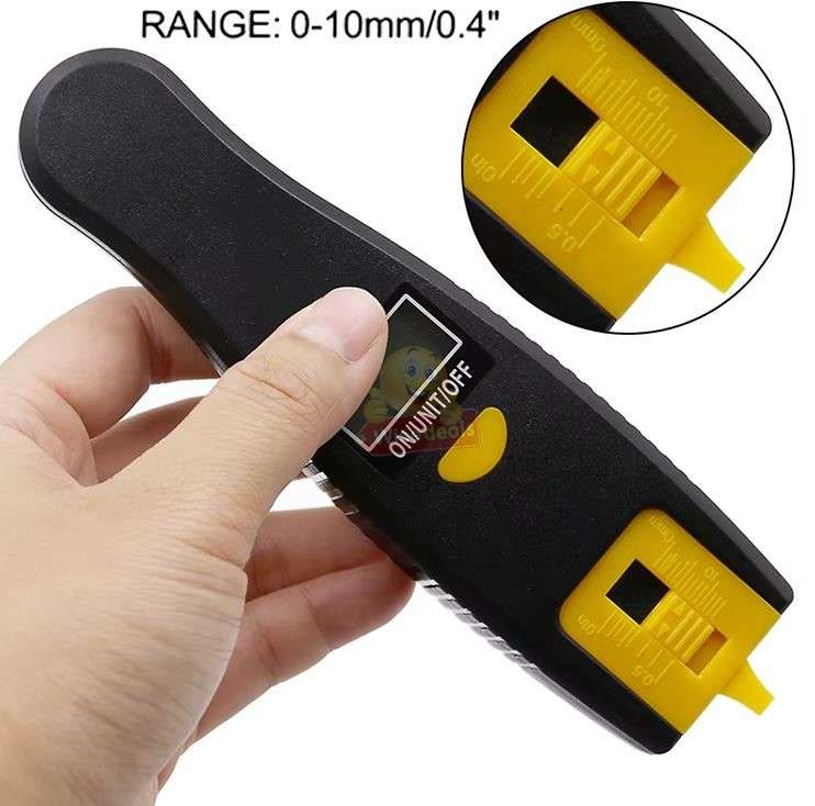 2 in 1 Digital LCD Display Tyre Air Pressure Gauge Meter