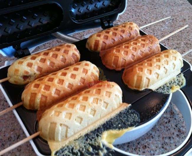 RAF Waffle Corn Hot Dog Maker 750watt