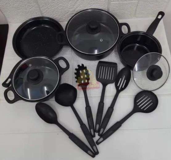 13 Piece Value Pack Cookware and Utensil Set