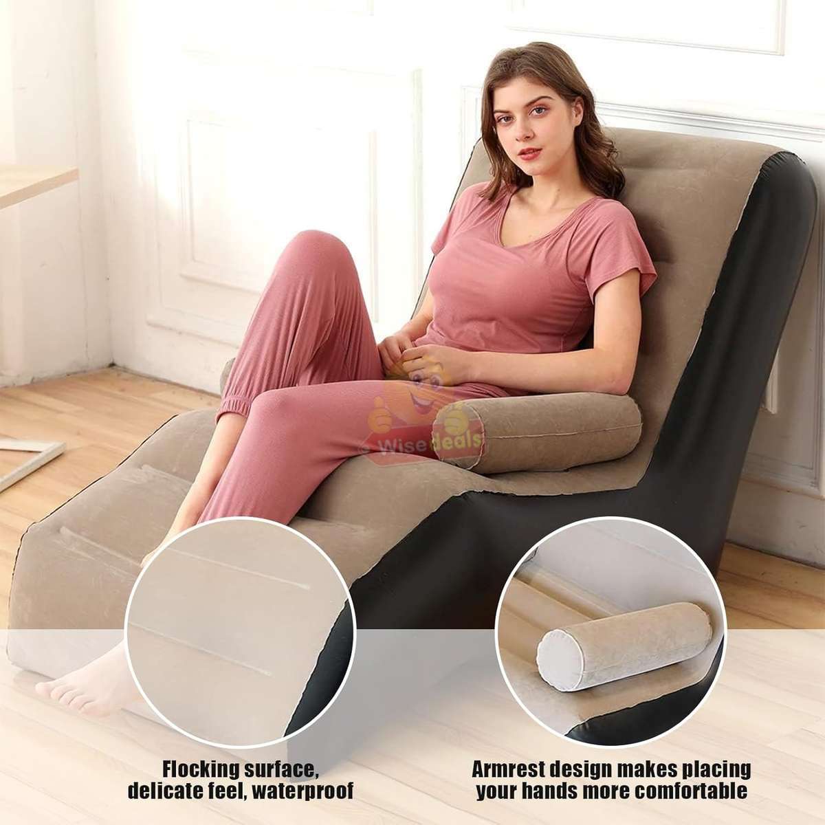 Very Comfortable and Large Inflatable Lazyboy Recliner Sofa