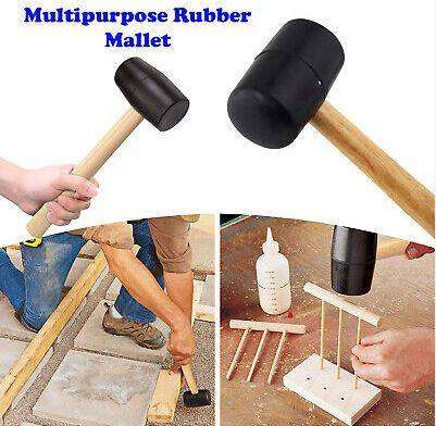 Rubber Mallet with wooden handle