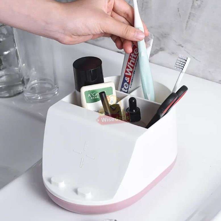 Multifunctional Wireless Charger Storage Box Desktop Organizer