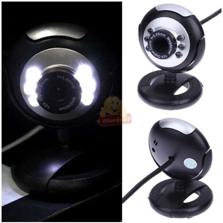 Mini USB Laptop Desktop HD Webcam with Microphone