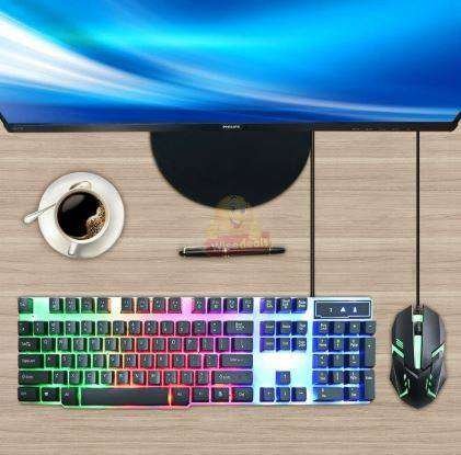 LED Backlight Gaming Keyboard and Mouse Set