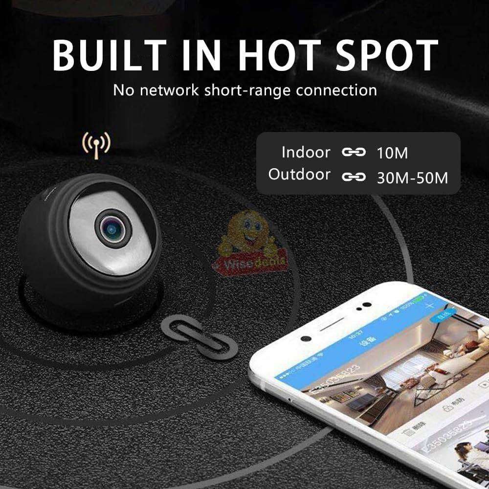 Mini HD Magnetic WIFI Indoor IP Web Monitor Camera