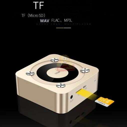 Portable Bluetooth Stereo Speaker with Built-in MIC & Light Support Hands-free Calls & TF Card & AUX