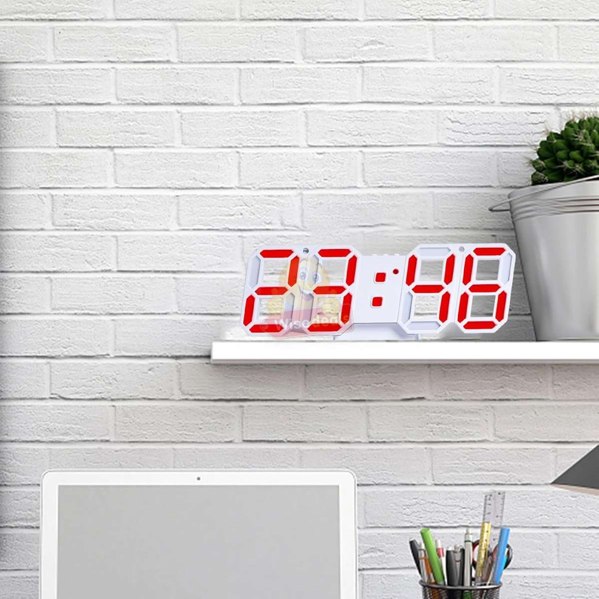 Large 3D LED Digital Light Alarm Clock