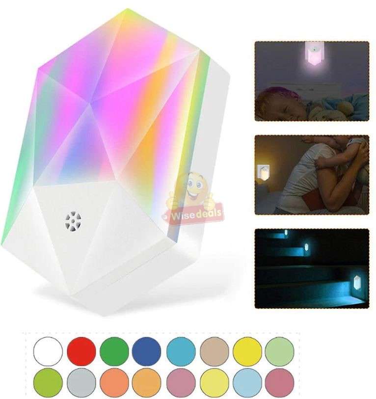 Smart RGB 16 Colour Night Light with 4 Dynamic Lighting Effects