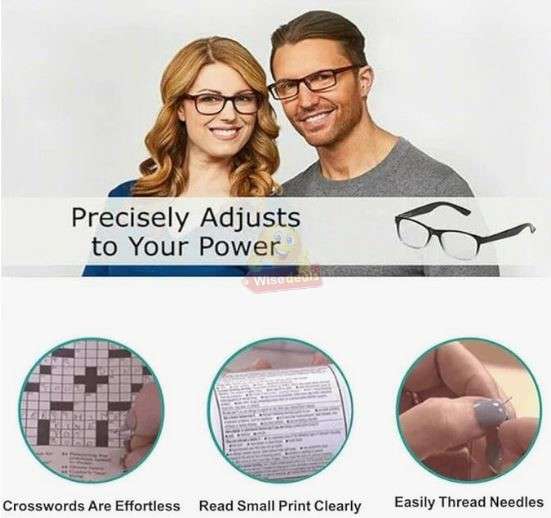One Power Unisex Reading glasses power from .5X to 2.5X