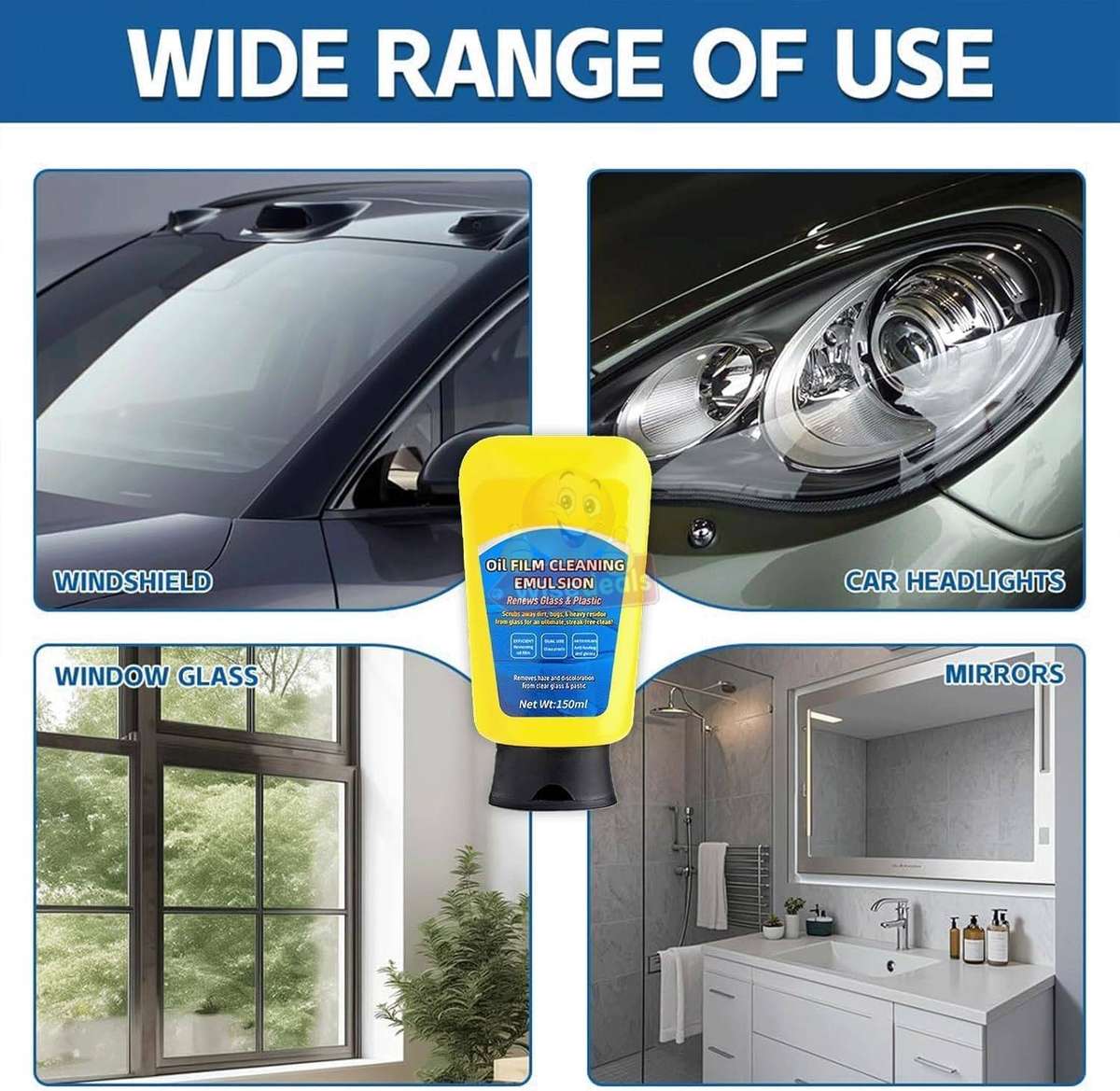 Windscreen and Window Oil Film Cleaner